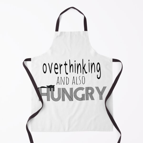 Item preview, overthinking and also hungry designed and sold by UrahGo.