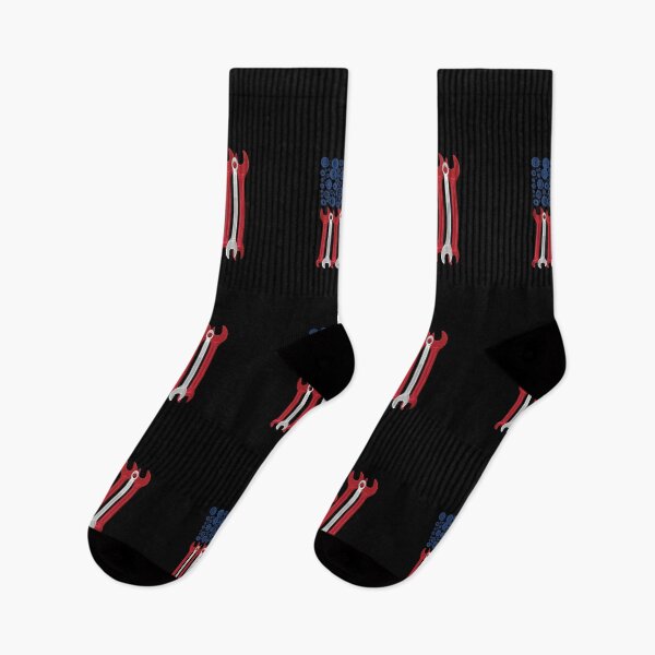 Item preview, USA Red White Blue American Flag Mechanic designed and sold by designisthelife.