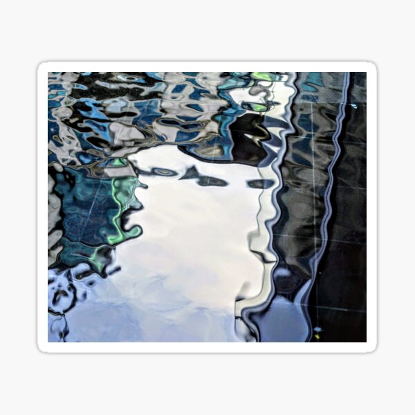 Abstract Reflection 00008b Sticker