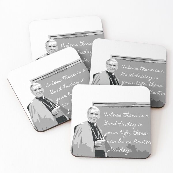 Item preview, Venerable Archbishop Fulton Sheen "Good Friday" Quote designed and sold by typicalwonders.