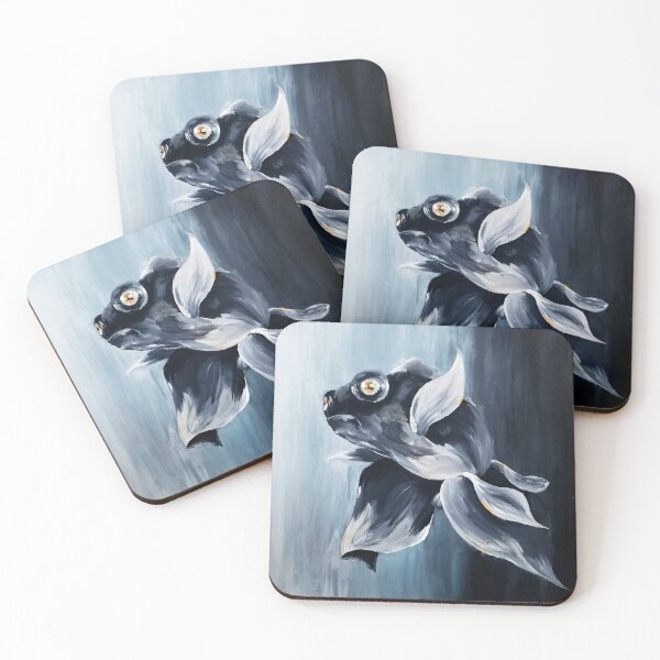 Item preview, Black Moor Goldfish designed and sold by Lex's Art Creations.