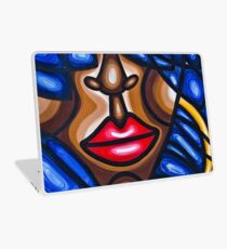 GIRL WITH A HOOP EARRING Laptop Skin
