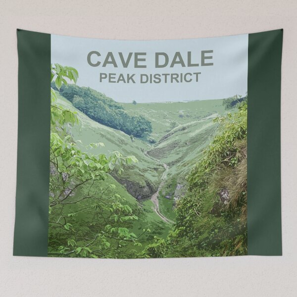 Artikelvorschau, Peak District, Cave Dale, Derbyshire. Castleton. Englische Landschaft entworfen und verkauft von BarbaraGlebska.