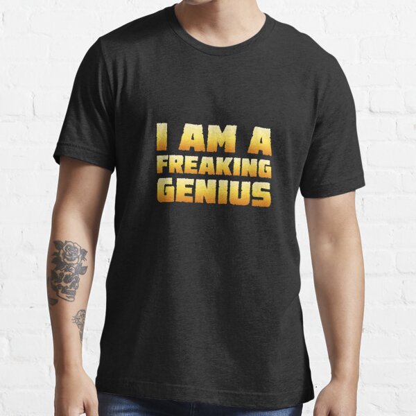 Genius Joke Definition Mens T-Shirt Gift Idea Funny Clever Smart Cool  Birthday