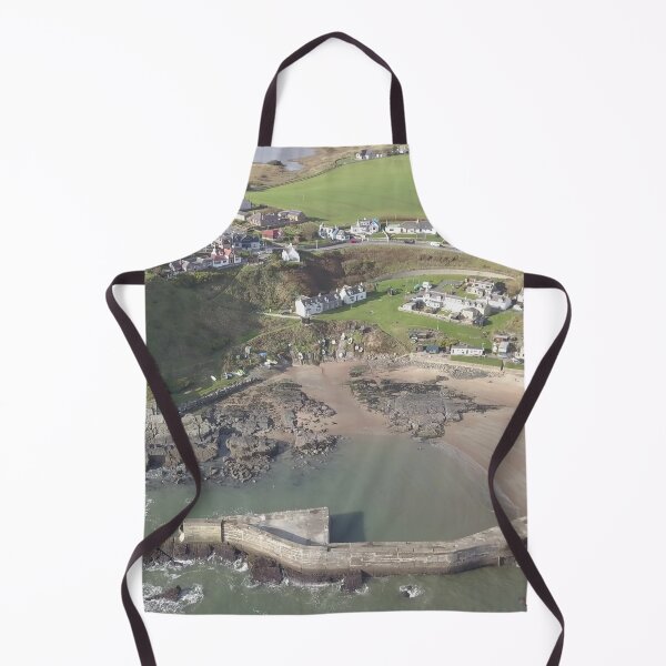 Item preview, Collieston Harbour from the air designed and sold by Nicky Cordiner.