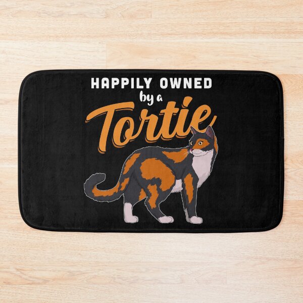 Item preview, Happily Owned By A Tortie Cat print designed and sold by jakehughes2015.