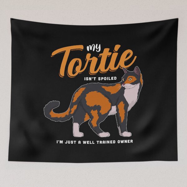Item preview, Well-Trained Owner Tortoiseshell Tortie Cat graphic designed and sold by jakehughes2015.