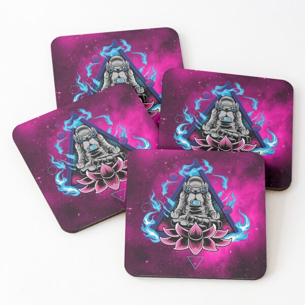 Item preview, space zen meditation lotus flower designed and sold by toastygoat.
