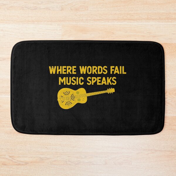 Item preview, Where Words Fail Music Speaks Bluegrass Instrument Dobro graphic designed and sold by jakehughes2015.