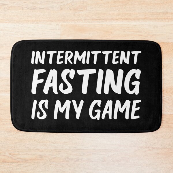 Item preview, Intermittent Fasting is My Game | Health | Life | Quotes | Black designed and sold by Wintre2.