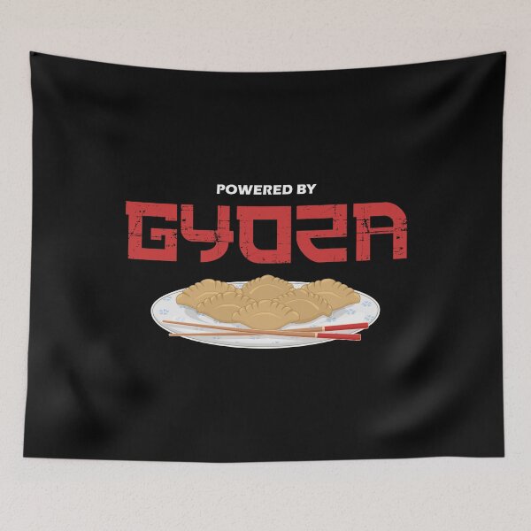 Item preview, Japanese Foodie Dumpling Powered By Gyoza design designed and sold by jakehughes2015.