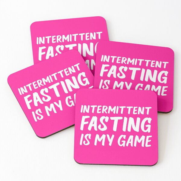 Item preview, Intermittent Fasting is My Game | Health | Life | Quotes | Hot Pink designed and sold by Wintre2.