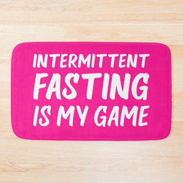 Item preview, Intermittent Fasting is My Game | Health | Life | Quotes | Hot Pink designed and sold by Wintre2.