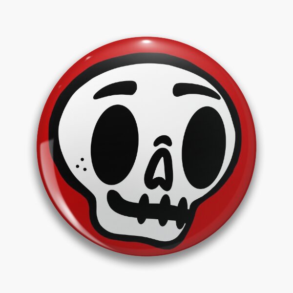 Item preview, Happy skull face designed and sold by BellePilcher.