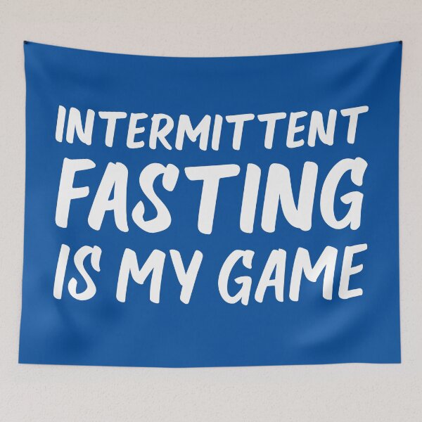 Item preview, Intermittent Fasting is My Game | Health | Life | Quotes | Royal Blue designed and sold by Wintre2.