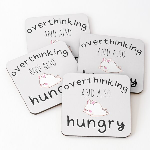 Item preview, Overthinking and also hungry designed and sold by UrahGo.