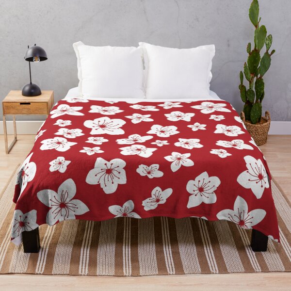 Item preview, Red and white flowers designed and sold by BLMcreations.