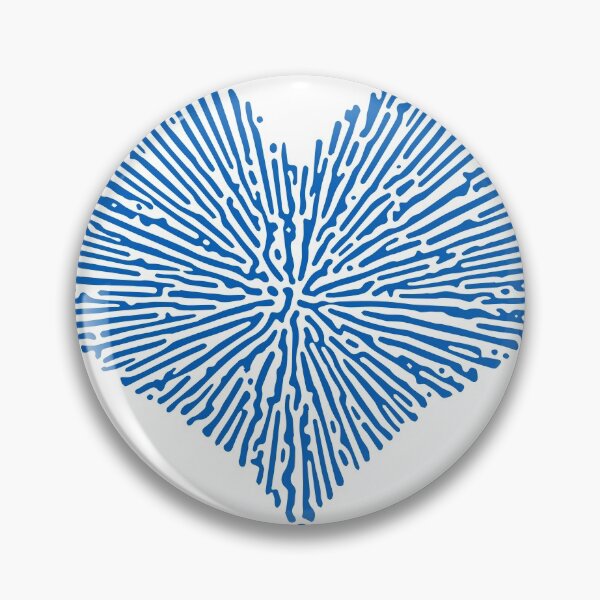 Item preview, Turing Pattern Sunburst Love Heart (Blue) designed and sold by John Uttley.