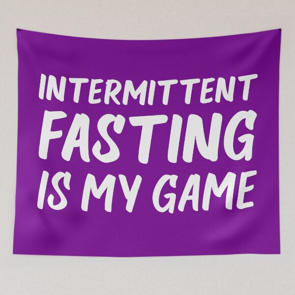 Item preview, Intermittent Fasting is My Game | Health | Life | Quotes | Purple designed and sold by Wintre2.