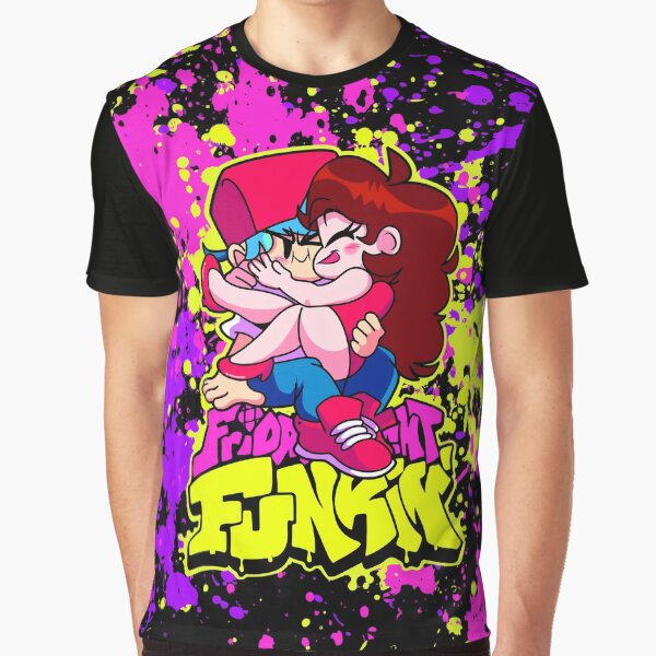 Item preview, Friday Night Funkin, Boyfriend & Girlfriend designed and sold by excusememood.