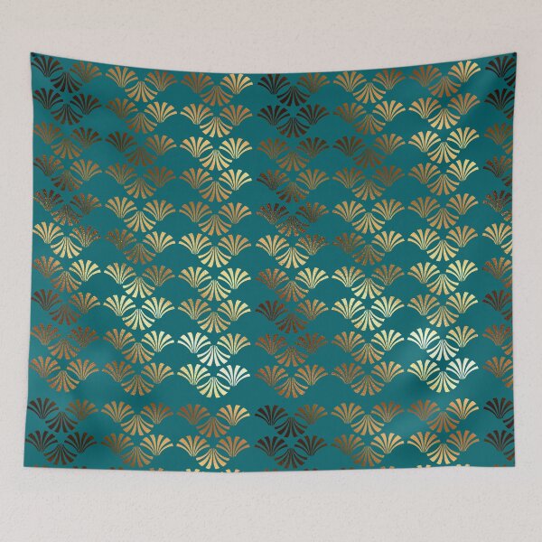 Item preview, Art Deco Harbor Blue designed and sold by Steffen Gierok.