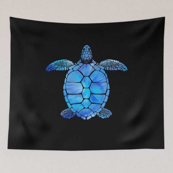 Item preview, Blue Tie Dye Sea Turtle designed and sold by HalpinDesign.