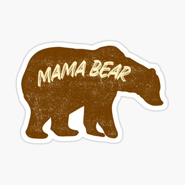 Mama Bear Sticker By Amaie011 Redbubble 6557