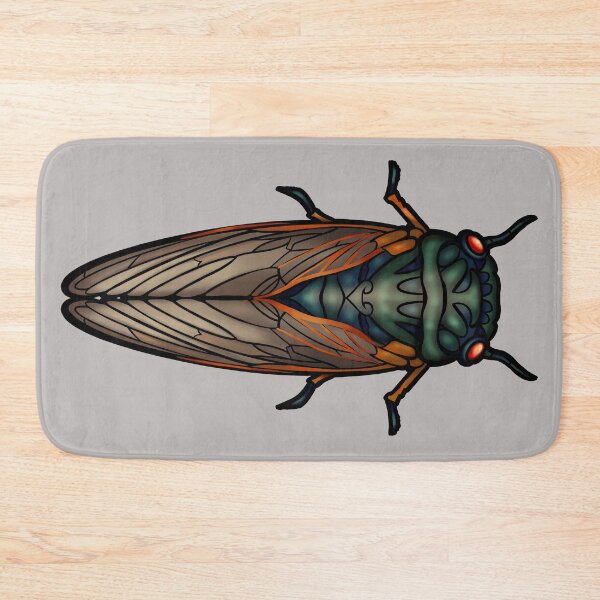 Item preview, Art Nouveau Cicada Black Outline designed and sold by RJKpoyp.