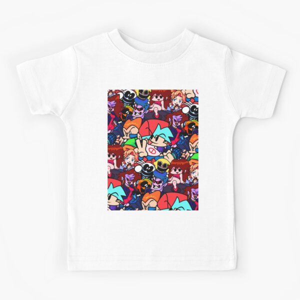 Friday Night Funkin Collage Kids T-Shirt