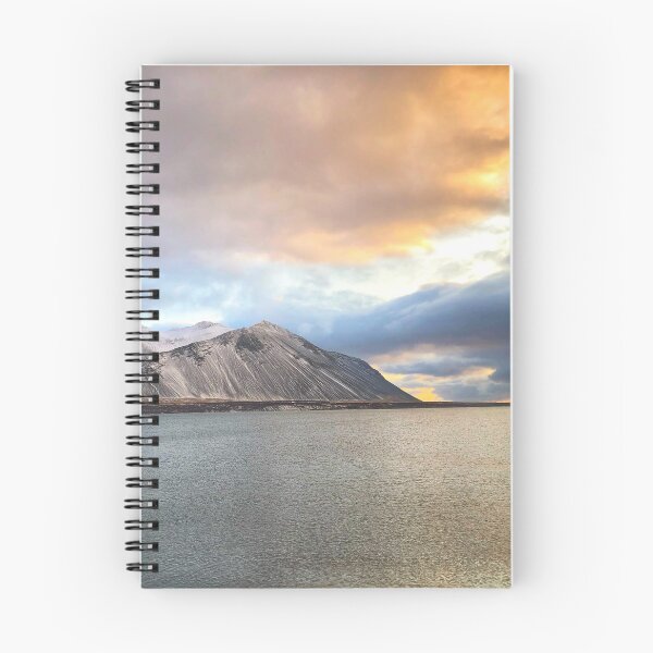 Item preview, Cloudy Mountain Sunset in Iceland designed and sold by Tiny-Tiger.
