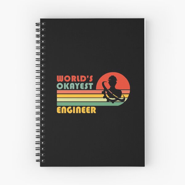 Item preview, World's Okayest Engineer Funny Engineering Retro Vintage Gift designed and sold by Theobsessed01.