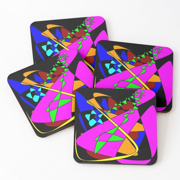Item preview, colorful abstract graphic design art designed and sold by NatesCreativity.