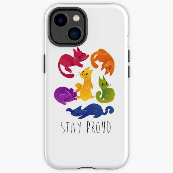 LGBT + PRIDE CATS iPhone Tough Case