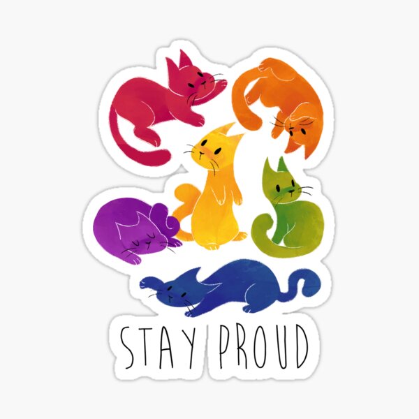 Item preview, LGBT + PRIDE CATS designed and sold by Feyrah.