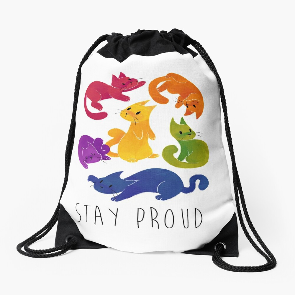 pride drawstring bag