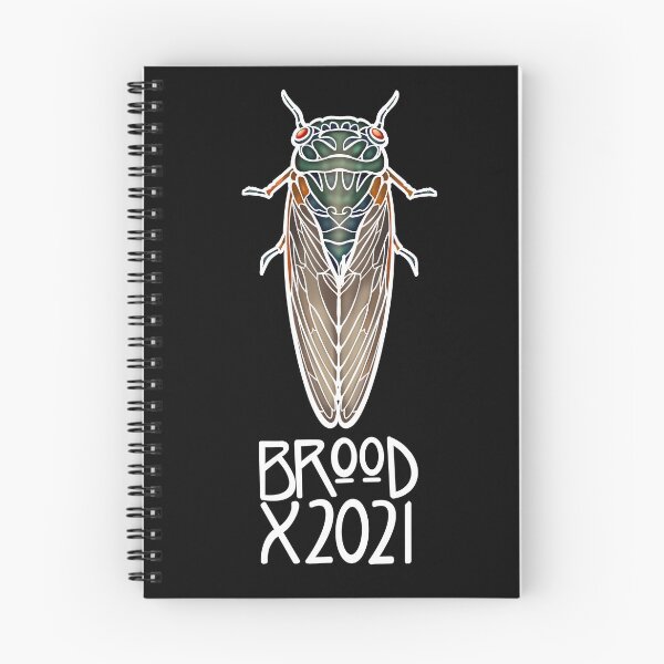 Item preview, Art Nouveau Cicada White Outline Brood X 2021 designed and sold by RJKpoyp.