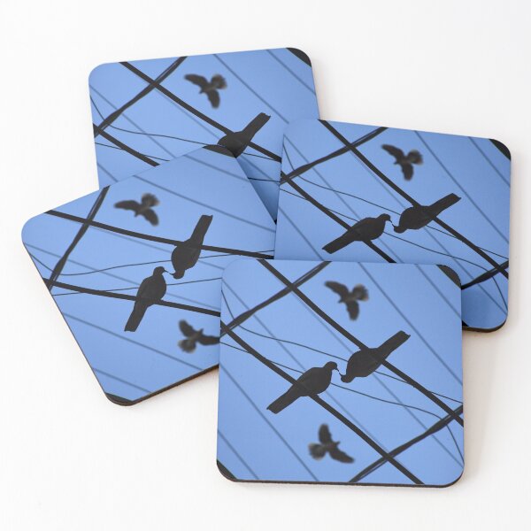 Item preview, surrealism dove in love designed and sold by art4amargi.