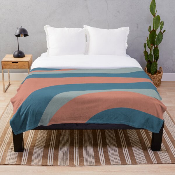 Artikelvorschau, Abstrakte Wellen Retro Curving Stripes entworfen und verkauft von Inogitna Designs.