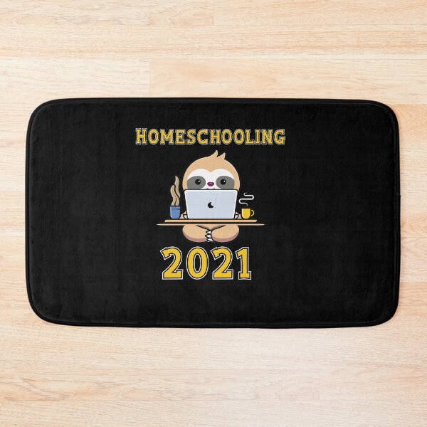 Item preview, Homeschooling 2021 Student Sloth Saying Homeschool designed and sold by Lenny Stahl.