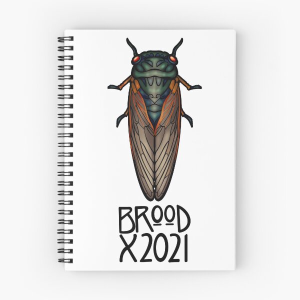 Item preview, Art Nouveau Cicada Black Outline Brood X 2021 designed and sold by RJKpoyp.
