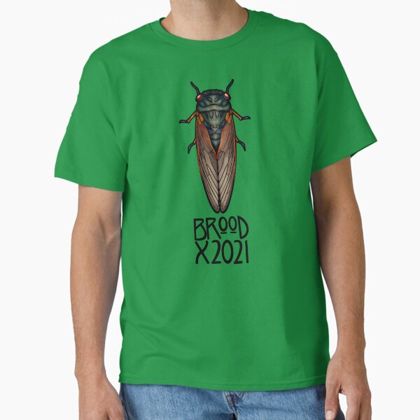 Item preview, Art Nouveau Cicada Black Outline Brood X 2021 designed and sold by RJKpoyp.