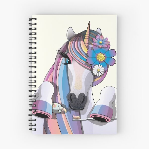Item preview, Unicorn brushing teeth designed and sold by Wyattdesign.