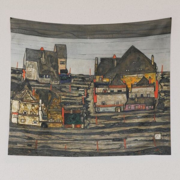 Item preview, Egon Schiele, Suburb I, 1914 designed and sold by SEEMUELLER.