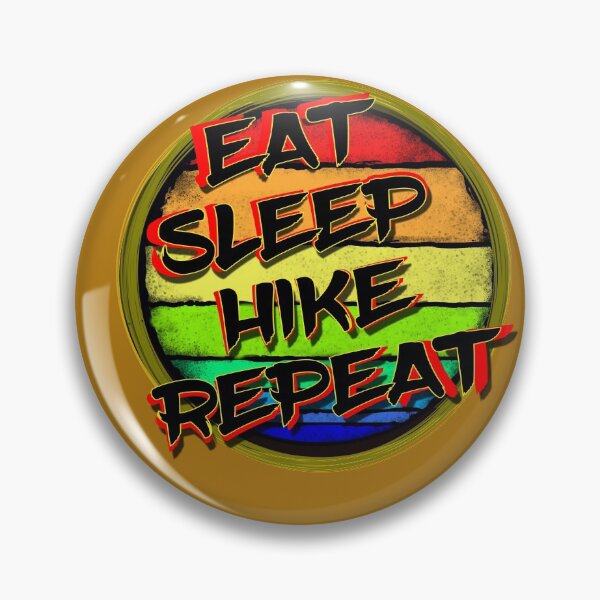 Item preview, Eat Sleep Hike Repeat designed and sold by ronnieyoung.