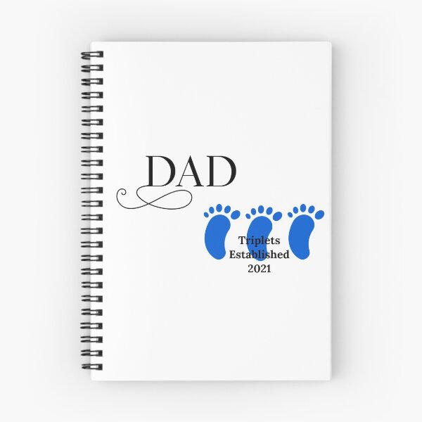 Item preview, Dad - Triplets Boys Established 2021 designed and sold by dobbysgifts.