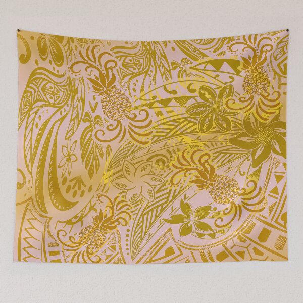 Item preview, Hawaiian - Polynesian Pineapple Splendor designed and sold by sunnthreads.