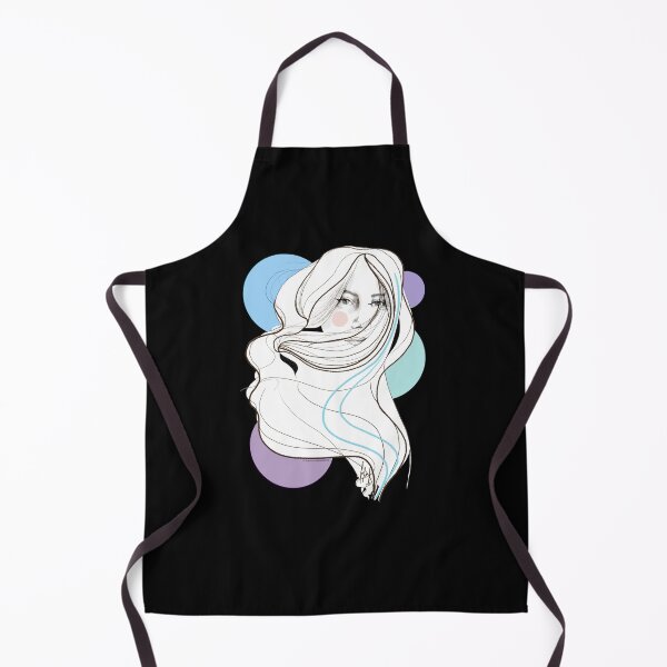Item preview, Anna surfer girl illustration blue designed and sold by Susanne Margarete Lutz.
