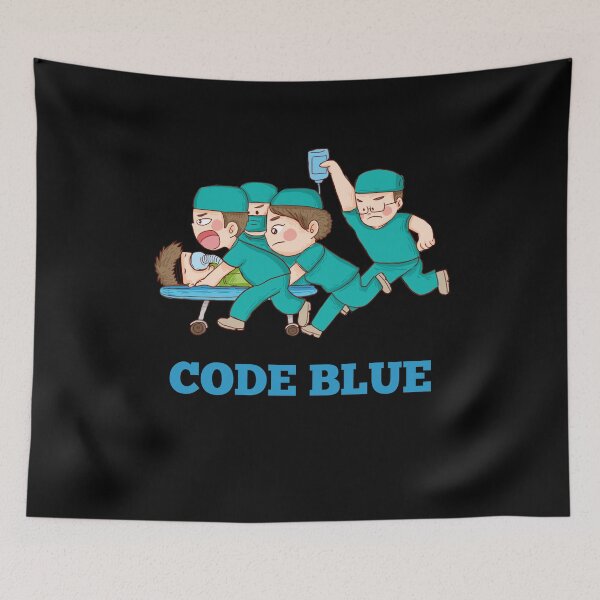 Item preview, Code blue, er medicine, surgery team designed and sold by doctors-apparel.