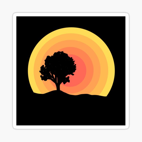 Item preview, Beautiful Silhouette OF Tree On Sunset  designed and sold by Ani1111.