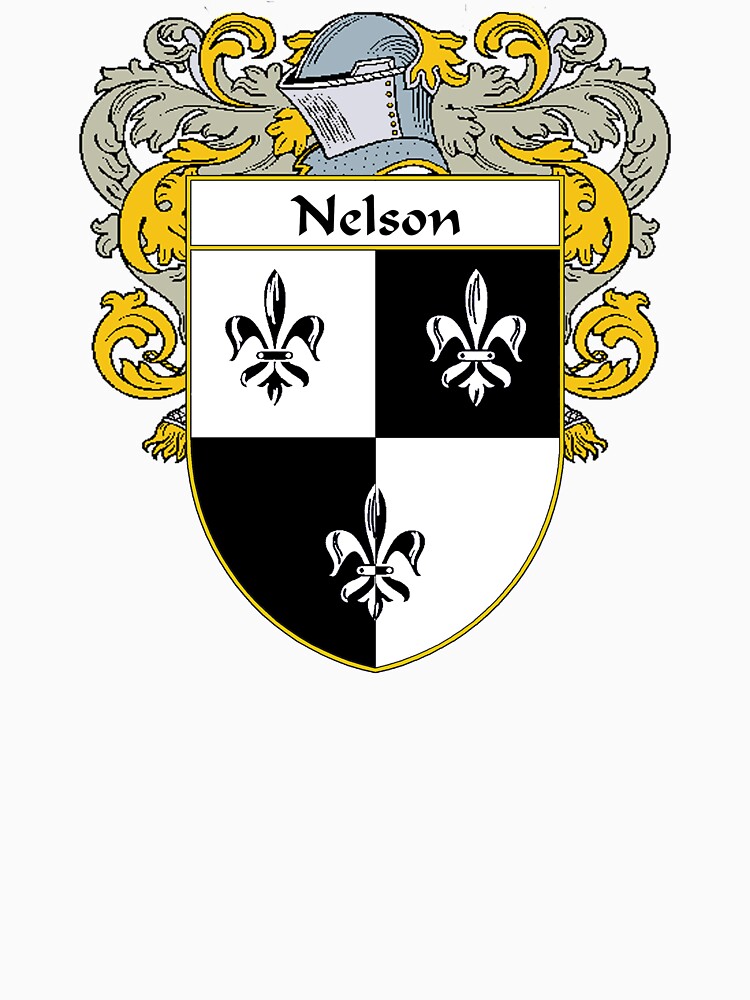 "Nelson Coat of Arms/Family Crest" Tshirt for Sale by IrishArms